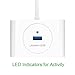 UGREEN USB 3.0 Hub Micro USB OTG Adapter with 4 USB Ports Compatible for MacBook air, Surface Laptop, OTG Enabled Android Cell Phone and Tablet (White)