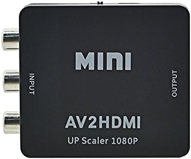 xqjtech Composite RCA AV HDMI CVBS to HDMI Adapter HD 720P 1080P AV to HDMI Mini av2hdmi Video Converter