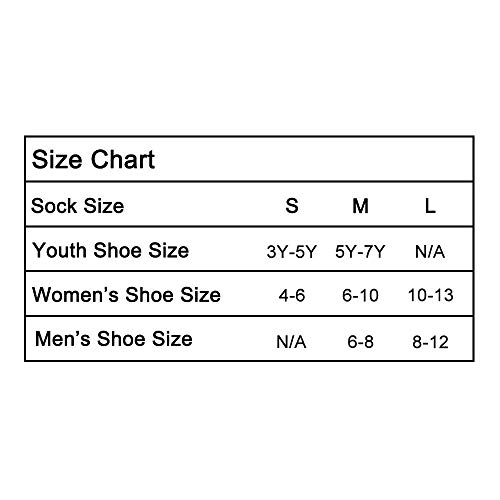 image for CWVLC Big Boys' Knee High Workout Training Rugby Socks, 5-pair White, 