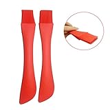 Pastry Brush Silicone BBQ Basting Brush, Durable, Heat Resistant and Flexible Kitchen Utensils Perfect for Grill,Baking and Dishwasher Safe 14 inch long Set of 2