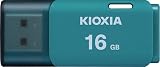 KIOXIA 16GB TransMemory U202 USB 2.0 Flash Drive Blue Portable Storage view 1