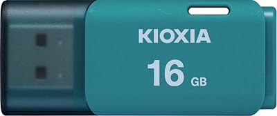 KIOXIA 16GB TransMemory U202 USB 2.0 Flash Drive Blue Portable Storage