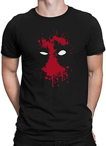 vanVerden Men's T-Shirt Blood Face Blood Face Bloody Face Comic