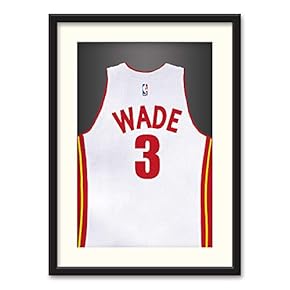 Athletes Jersey Theme Black Framed for Bedroom Livingroom