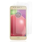 SoMi (2-Pack) MetroPCS Motorola Moto E4 (2017, No Home Button) HD Clear Tempered Glass Screen Protector w/install Tabs, 9H Hardness, Premium Shield, Anti-Fingerprint, Bubble Free, Case Friendly