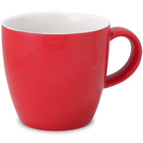 FORLIFE Uni Tea/Coffee Cup with Handle (Set of 4), 11 oz, Red