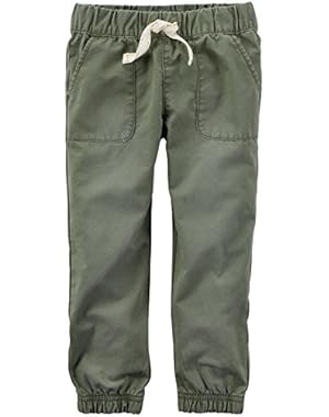 Baby Girls' Twill Woven Pants