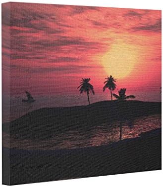 Abstract Art Canvas Tropical Dreams Picture Printed On Canvas Digital