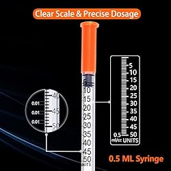 0.5ml Syringe, 31G 5/16 Inch, Individually