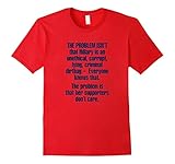 Anti Hillary Clinton Corrupt Politician Funny Novelty shirt