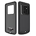 Samsung Galaxy S9 Plus Battery Case, LifeePro Slim 5200mAh Rechargeable Portable Battery Pack External Power Bank Backup Charging Protective Case for Samsung Galaxy S9 Plus Smartphone Black