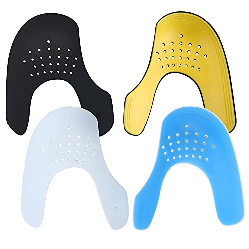 Upgrade 2 Pairs NURWOUE Sneaker Shoes Crease Guards, 2 Layers Against Shoes Creases, Anti-Wrinkle Shoes Crease Protectors, TPU & GEL Material with Anti-Slip and Aromatic Effects for US Size 5.5-12