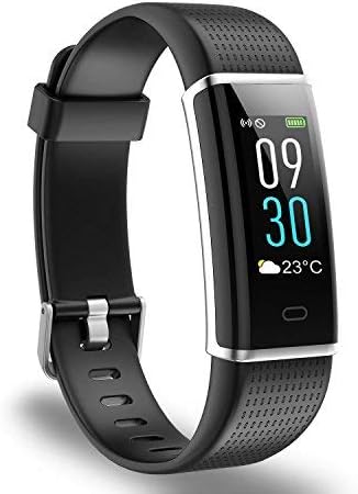 AUSUN Fitness Tracker, 130C Color Screen Activity Tracker with Heart Rate Monitor, Waterproof Smart Bracelet Pedometer Calorie Counter Sleep Monitor Step Counter for Kids Women Men
