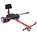 Hover Kart for Hoverboards, transform your Hoverboard into Go-Kart, Fully Adjustable fits Kid to Adult, Compatible with most Self Balancing Scooter- (Red)