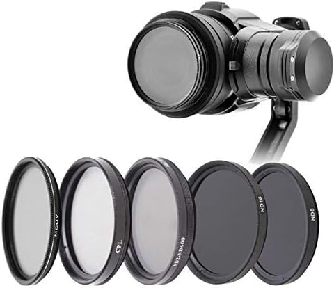 UTEC LIMITED Part & Accessories for ZENMUSE X5 Camera Inspire Pro ND Filter Neutral Density ND8 ND16 ND2-400 Adjustable Lens Filter MCUV CPL for RC Drone Parts (CPL)