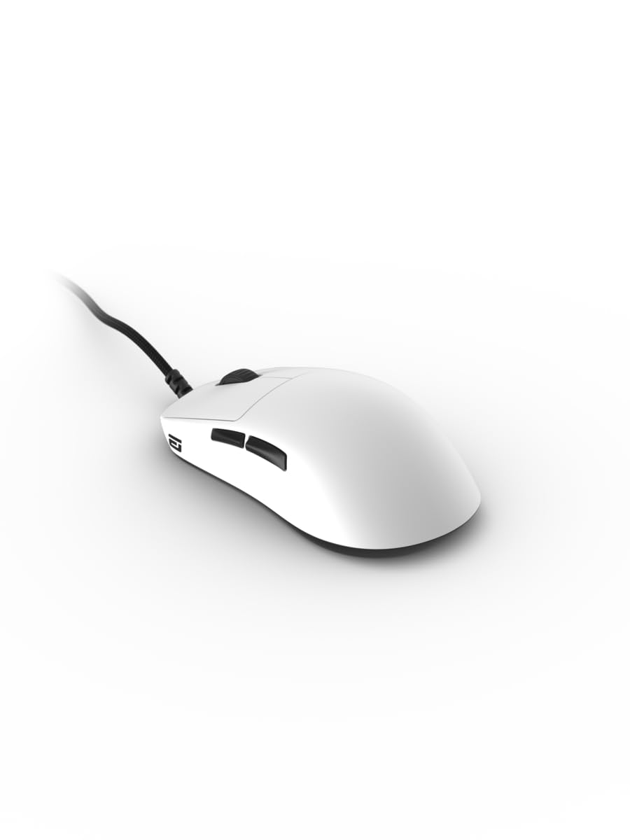 ENDGAME GEAR OP1 8k v2 White – eSports Gaming Mouse with Cable, 30K DPI Optical Sensor, 8000Hz Polling, Hot-Swappable Switches & Claw-Grip Design