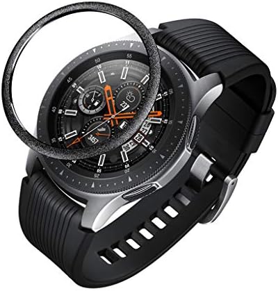 Kecar❤Bezel Styling for Samsung Galaxy Watch 46 MM, Bezel Ring Adhesive Cover Anti Scratch Metal Anti Scratch Stainless Steel Protection