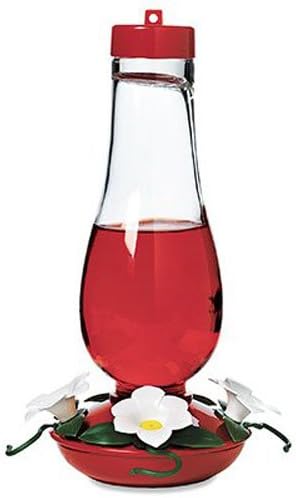Audubon Glass Hummingbird Feeder, 24-Ounce