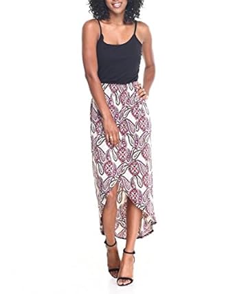 tulip hem maxi dress