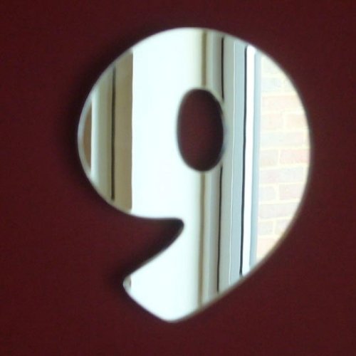 Super Cool Creations Number Nine Mirror 35cm