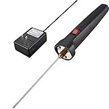 GOCHANGE Foam Electric Cutting Machine Pen, 100-240V/15W Craft Hot Knife 10CM Styrofoam Cutting Pen with Electronic Voltage Transformer Adaptor Black