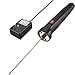 GOCHANGE Foam Electric Cutting Machine Pen, 100-240V/15W Craft Hot Knife 10CM Styrofoam Cutting Pen with Electronic Voltage Transformer Adaptor Black