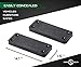 Military-Grade Gun Magnet 2-Pack | 40lbs Rated | HQ Rubber Coated Magnetic Gun Mount for Handgun, Shotgun, Pistol. Easy Conceal in Car, Truck, Vehicle, Desks, Safes, Walls. Non Scratch Surface.
