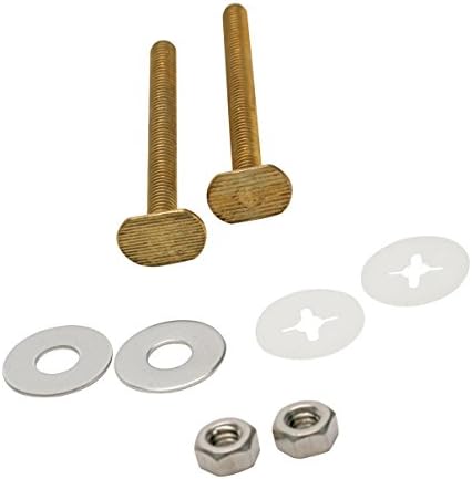 Fluidmaster 7111 Universal 3Inch Bowl To Floor Bolts Includes 2 Brass Bolts