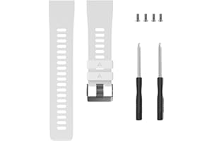 VEVEL Replacement Wristband Watch Band Wrist Strap Silicone Soft Band Strap For Garmin Forerunner 35 Smart Watch Bracelet (Co