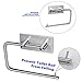 Toilet Paper Holder Self Adhesive - Toilet Paper Roll Holder no Drilling for Bathroom, RV, Boat, Stainless Steel,1 Package