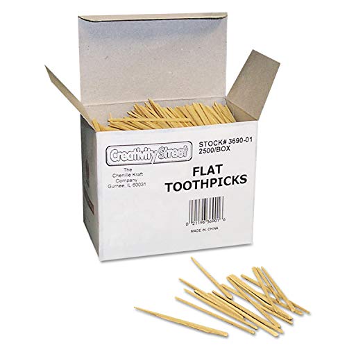 Creativity Street Flat Wood Toothpicks