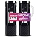 2PCs 3800 mAh Mirkit Replacement Batteries BL-8 Li ion 7.4V for Baofeng UV-82HP, UV-82HPL, UV-82, UV-82C, UV-82X, Two-Way Ham Radios, Rechargeable Extended Batteries by Mirkit Radio, USA Warranty primary