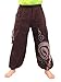 Jing Shop Harem Balloon Pants Swirl Hippie Boho Design Cotton