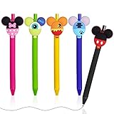 AUAUY 5PCS Cartoon Ballpoint Pens, Cute Mouse Head