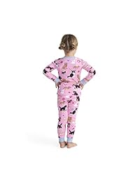 Hatley - Conjunto de pijama de manga larga de algodón orgánico para niña