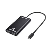 Certified Cable Matters Thunderbolt 3 to Dual HDMI Adapter for Mac and Windows Supporting Dual 4K 60Hz (Not Compatible with USB-C Ports Without The Thunderbolt Logo)