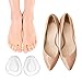 Ball of Foot Cushions for Women High Heel - 3 Pairs (6 Pieces) - Soft Gel Insole Metatarsal Pads Shoe Inserts - Mortons Neuroma Callus Metatarsal Foot Pain Relief Bunion Forefoot Cushioning