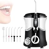 [Black Friday Deal] Greatever Professional Water Dental Flosser for Teeth & Braces, Oral Care Irrigator with 7 Multifunctional Tips, 10 Pressure Settings, 600ml Capacity for Adults & Kids