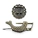 Owfeel 1set 4x3cm Antique Bronze Pad Lock With Key Chinese Old Vintage Lock with Key