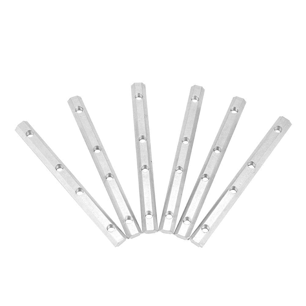 Bewinner Aluminum Profile with Screws Set 2020/3030/4040/4545 Series Aluminum Profile Carbon Steel Straight Inside Connector EU Standard(2020)