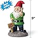 BigMouth Inc. Go Away Garden Gnome Statue, Funny Outdoor Lawn & Yard Figurine, Housewarming Gag Gift Sculpture Decorations