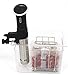 Sous Vide Container 12 Quart For Anova, Nomiku, Sansaire, PolyScience, Immersion Circulator And Sous Vide Controller Works With All Sous Vide Rack Clear Strong Polycarbonate High Temperature Tolerance