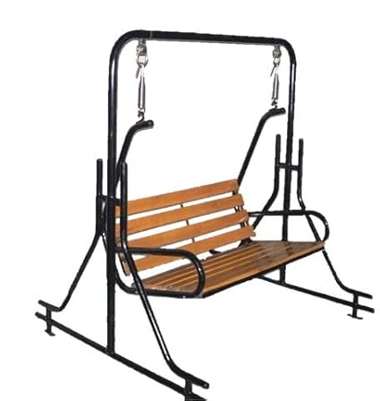 Kaushalendra Garden Zula Indoor Swing Teak Wood