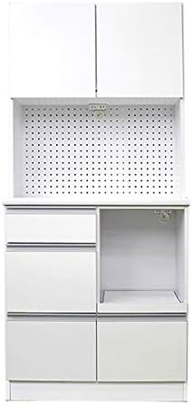 Amazon 食器棚 完成品 レンジ台 幅80cm 日本製 80 食器 ミラノ 23 1 ホワイト レンジボード カップボード キッチン収納 ダイニングボード キッチンボード モイス おしゃれ 食器棚 オンライン通販