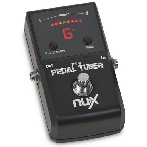 Nux PT-6 Chromatic Pedal Tuner, True Bypass Circuitry