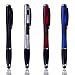 HDE Stylus Pens for Touch Screens [Capacitive Stylus, Ballpoint Pen, LED Flashlight] Stylists Pens for iPad, Pen with Light Stylus Comfort Grip for Galaxy, Android Tablets (4 Pack)