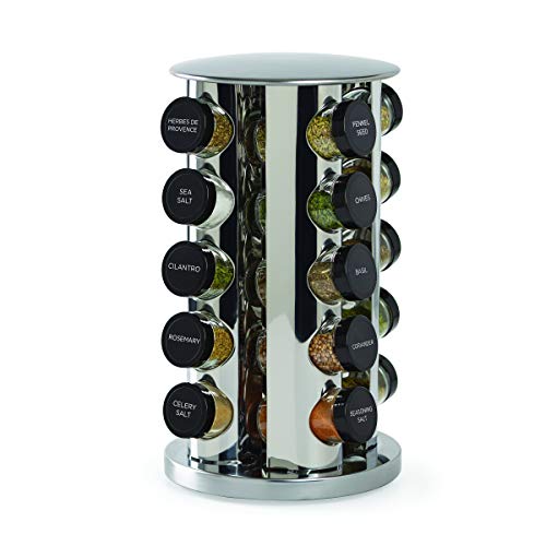 Kamenstein 30020 20-Jar Revolving Countertop Spice Tower with Free Spice Refills for 5 Years, (Certified Refurbished) - Thumbnail 6