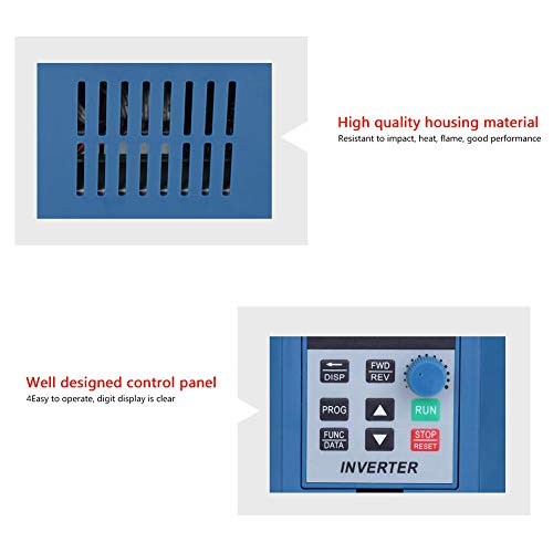 1Pcs Variable Adjustable-Frequency Drive VFD Speed Inverter Controller for 3-Phase 4kW AC Motor 380VAC