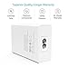 Arteck 40W 5-Port 8A High Speed Multiple USB Charger with Smart Technology for iPhone Xs Max, Xs, Xr, X, 8, 8 Plus, 7s, 7, 6, iPad, Samsung and Other Smartphone, Tablet