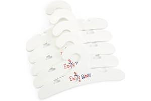 Emily Rose 18 Inch Doll Clothes Hangers 5-Pack White Wooden | Closet Organizer Compatible with American Girl and Our Generation Doll Clothing | 18” Wardrobe Furniture Accessories | USA Brand